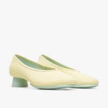 Camper Yellow Heels Womens - Alright Online Ireland | SXHDI0213